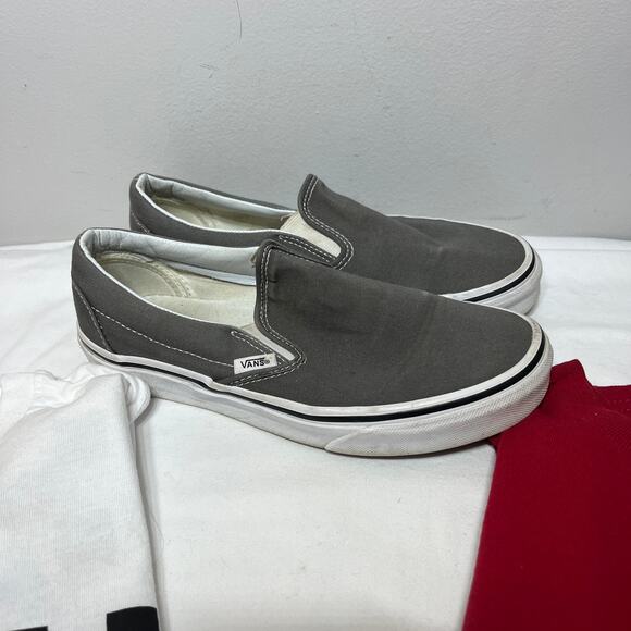VANS OFF THE WALL T Shirt Shoes Lot of 4 Skater Casual Comfort Loafers S 8W 6.5M - Picture 5 of 11
